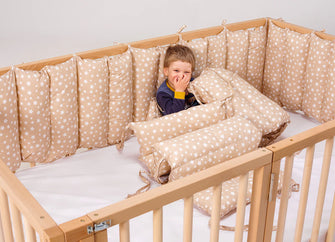 Montessori Hus Seng til Børn med Stakit (200x120 cm)