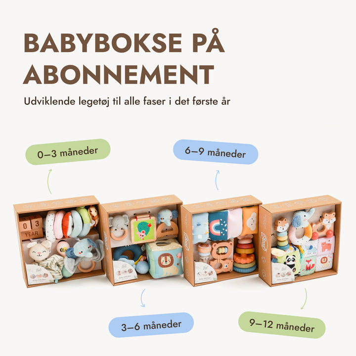 BabyBox — Legesæt til det første år (0–12 måneder)
