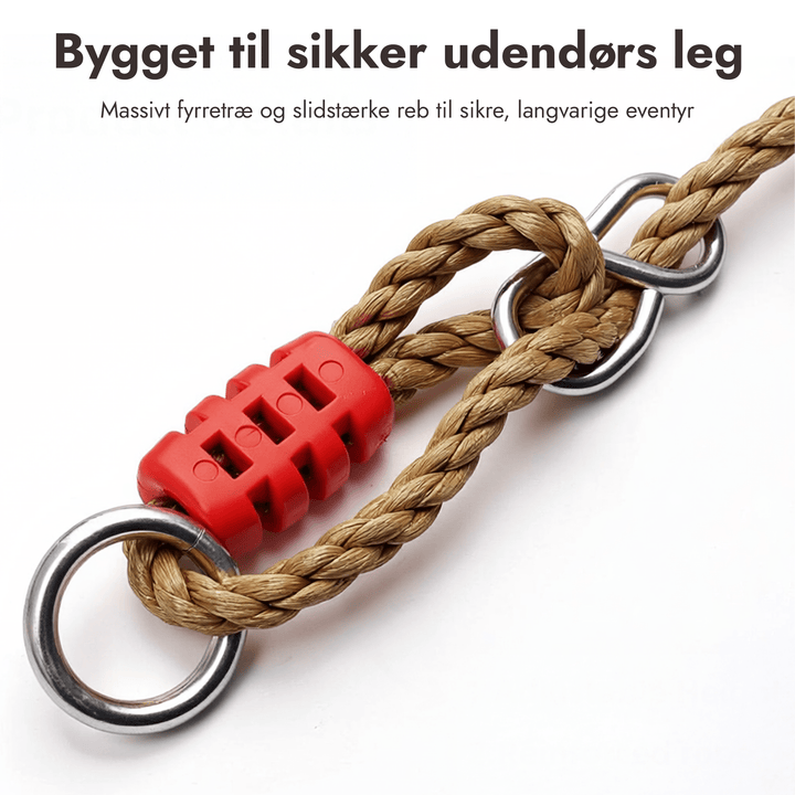 2i1 gyngesæt: trapes + gymnastikringe - Goodevas DK