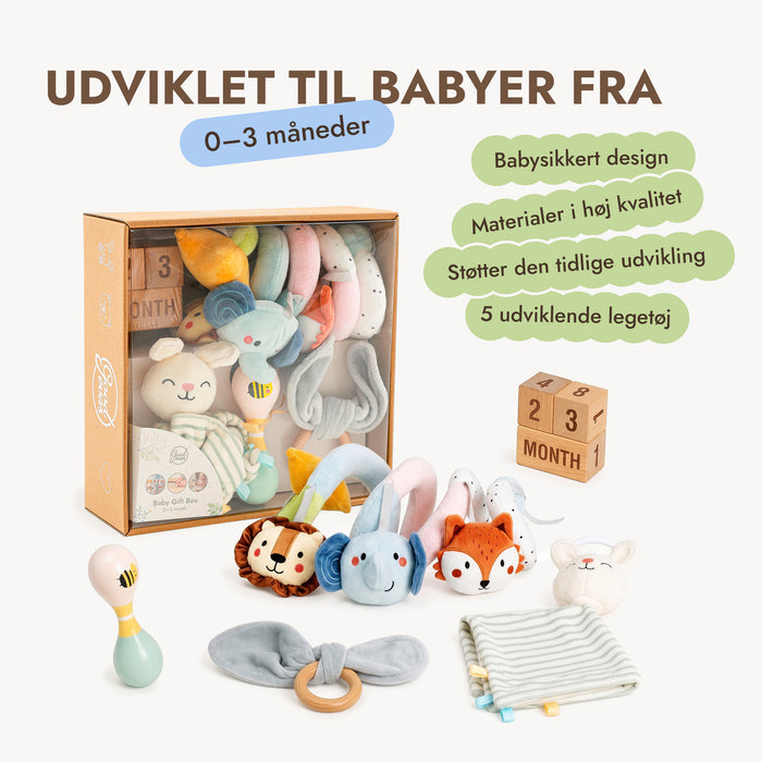 BabyBox — Legesæt til det første år (0–12 måneder)