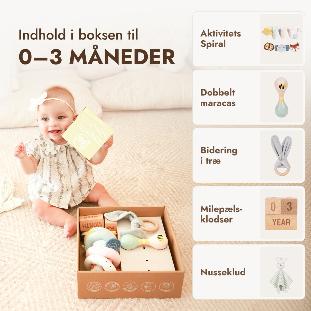 BabyBox — Legesæt til det første år (0–12 måneder)
