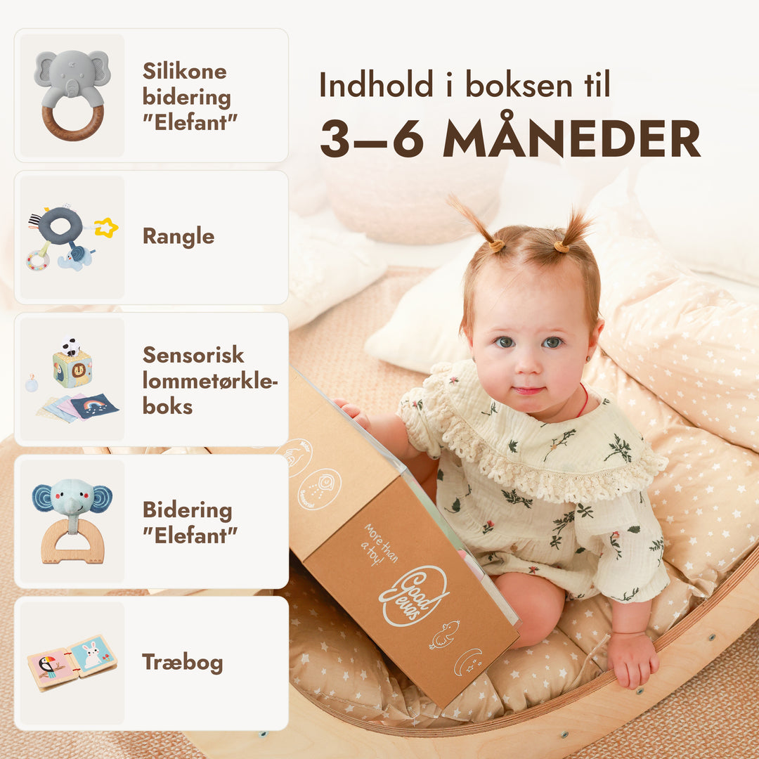 BabyBox — Legesæt til det første år (0–12 måneder)