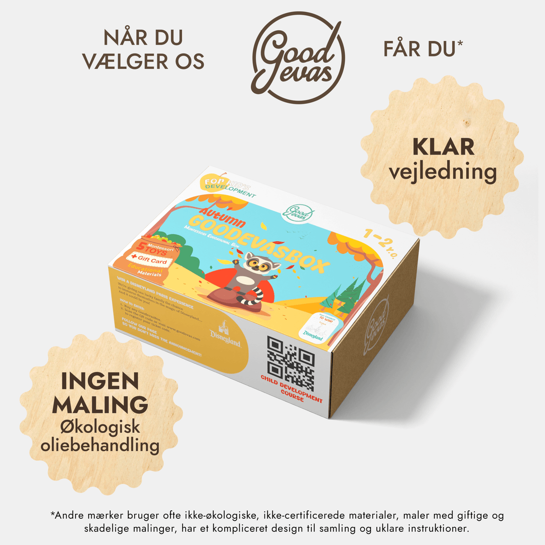 Årsabonnement på legesæt (1–2 år) — GoodevasBox - Goodevas DK
