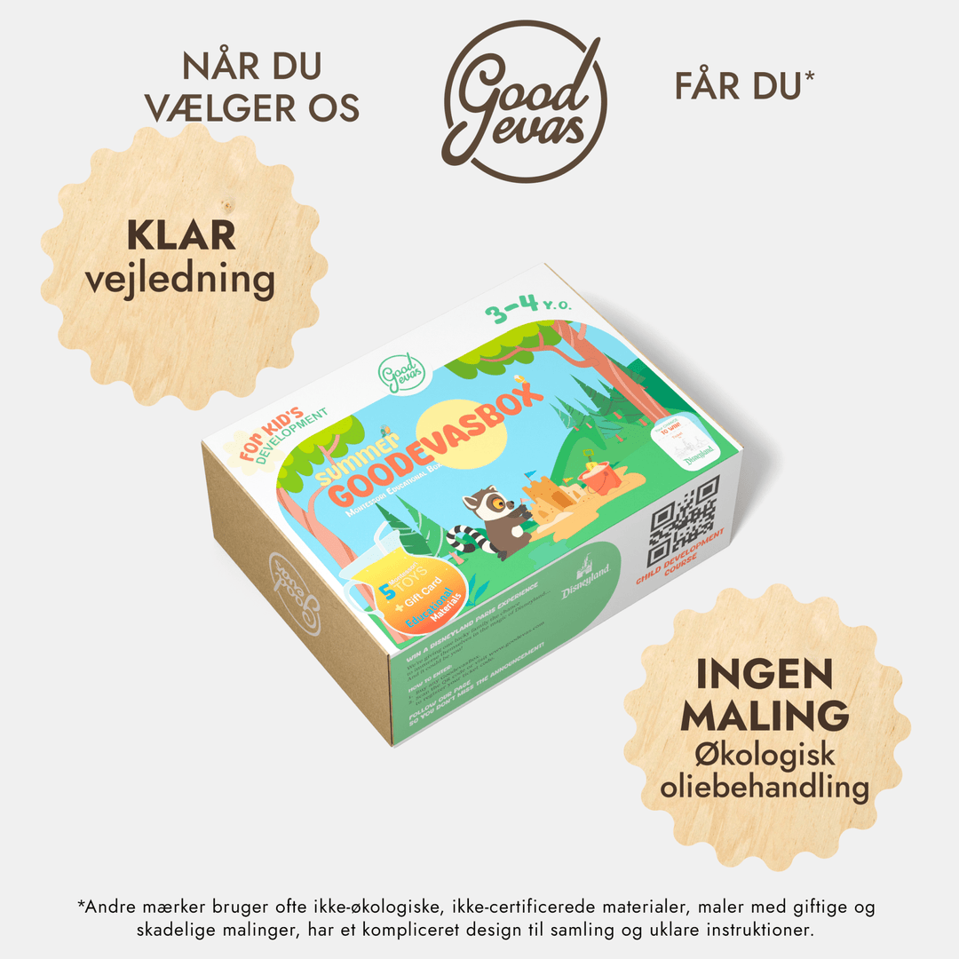 Forårs - legesæt (3–4 år) — GoodevasBox - Goodevas DK