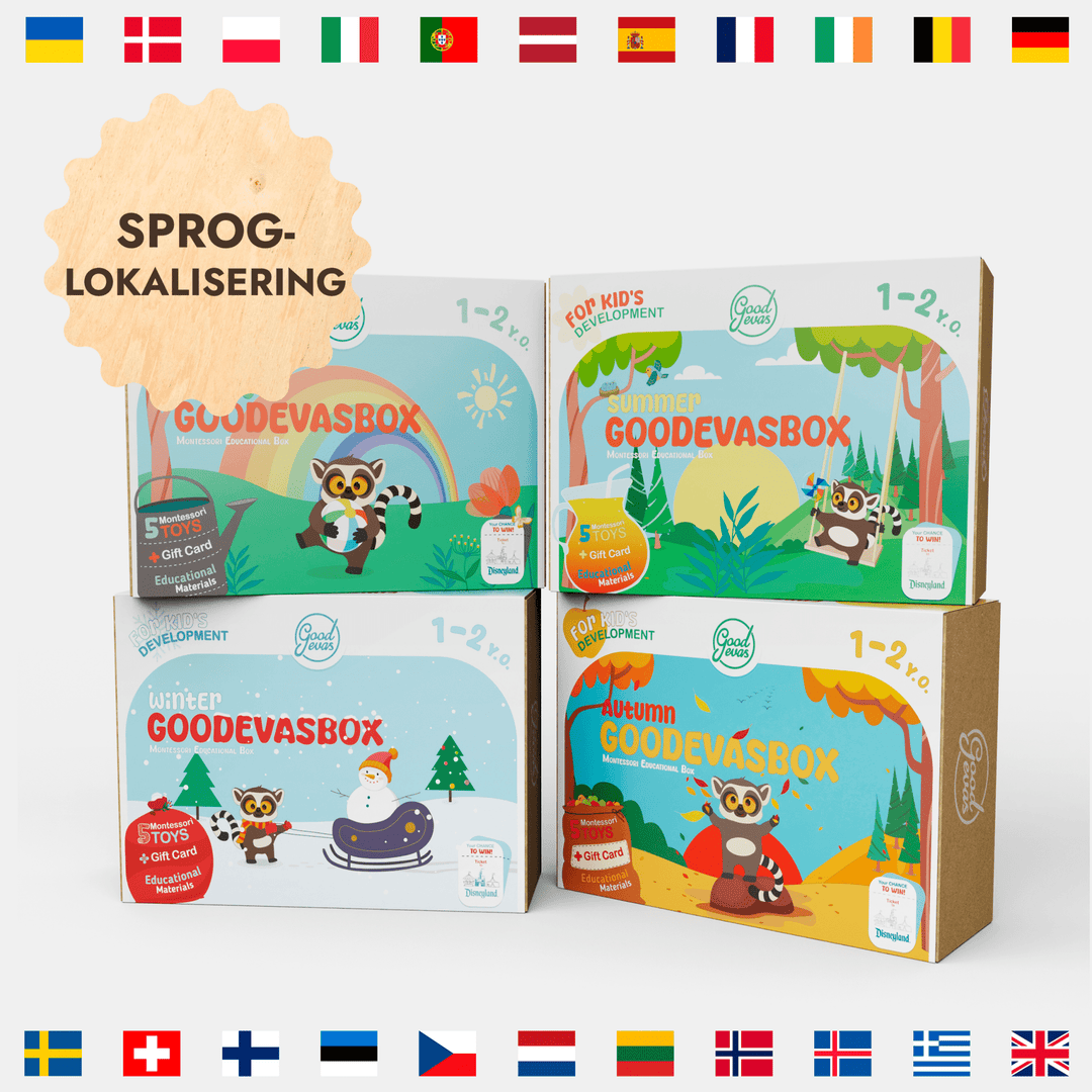Forårs - legesæt (3–4 år) — GoodevasBox - Goodevas DK