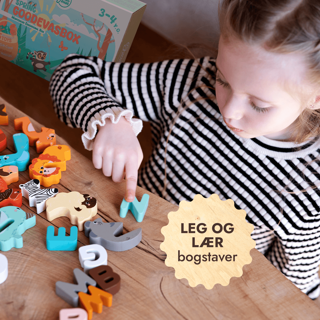 Forårs - legesæt (3–4 år) — GoodevasBox - Goodevas DK