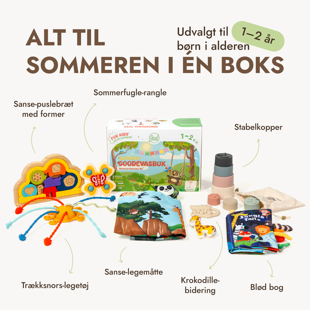 Sommerspillesæt (1–2 år) — GoodevasBox - Goodevas DK