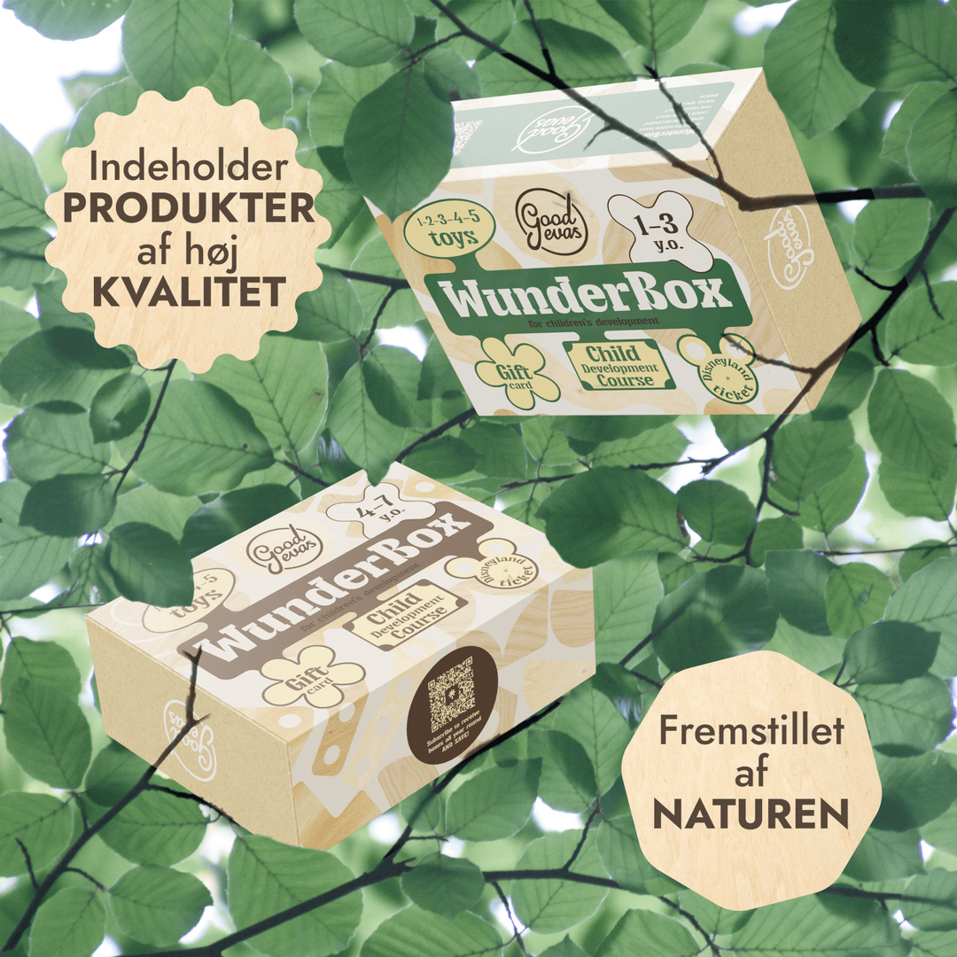 WunderBox 1–3 år – udviklingsboks til småbørn - Goodevas DK