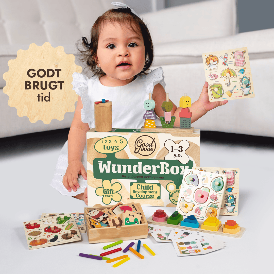 WunderBox 1–3 år – udviklingsboks til småbørn - Goodevas DK