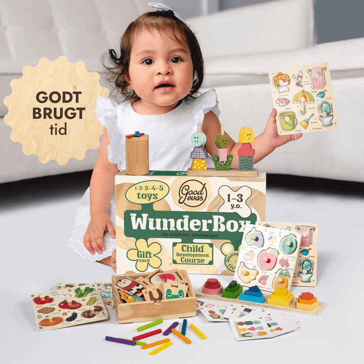 WunderBox 1–3 år – udviklingsboks til småbørn - Goodevas DK