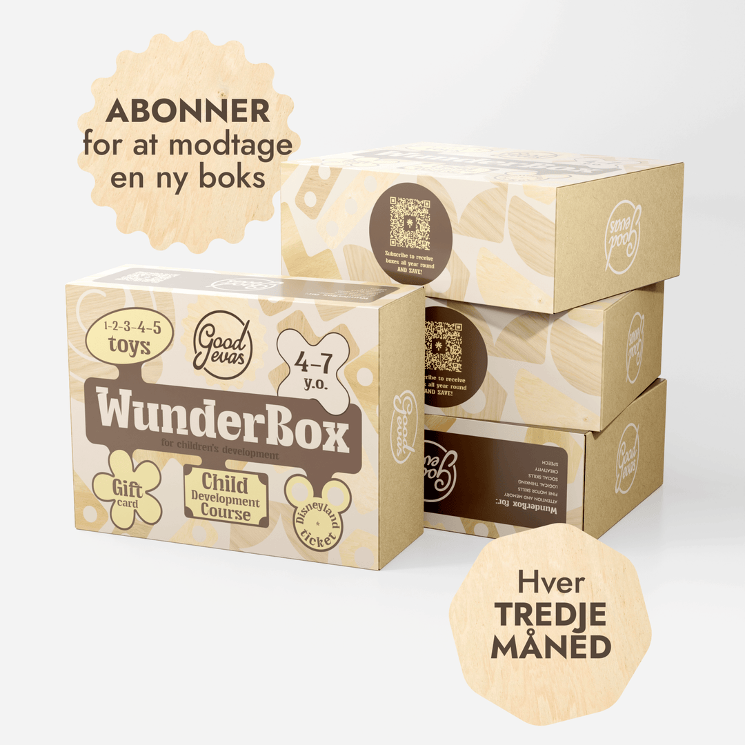 WunderBox 4–7 år – lærerig boks til børn - Goodevas DK